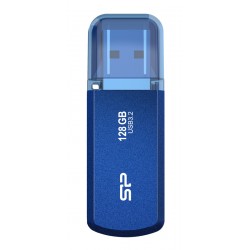 SILICON POWER USB Flash Drive Helios 202, 128GB, USB 3.2, μπλε