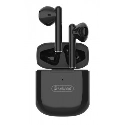 CELEBRAT earphones με θήκη φόρτισης W16, True Wireless, Φ13mm, μαύρα