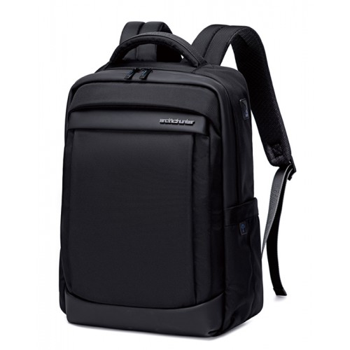 ARCTIC HUNTER τσάντα πλάτης B00478 με θήκη laptop 15.6, μαύρη
