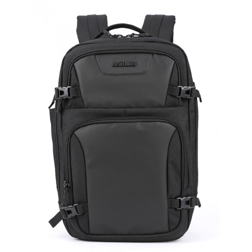 ARCTIC HUNTER τσάντα πλάτης B00191 με θήκη laptop 15.6, μαύρη