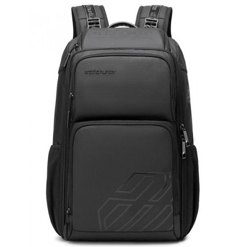 ARCTIC HUNTER τσάντα πλάτης B00461 με θήκη laptop 15.6, μαύρη