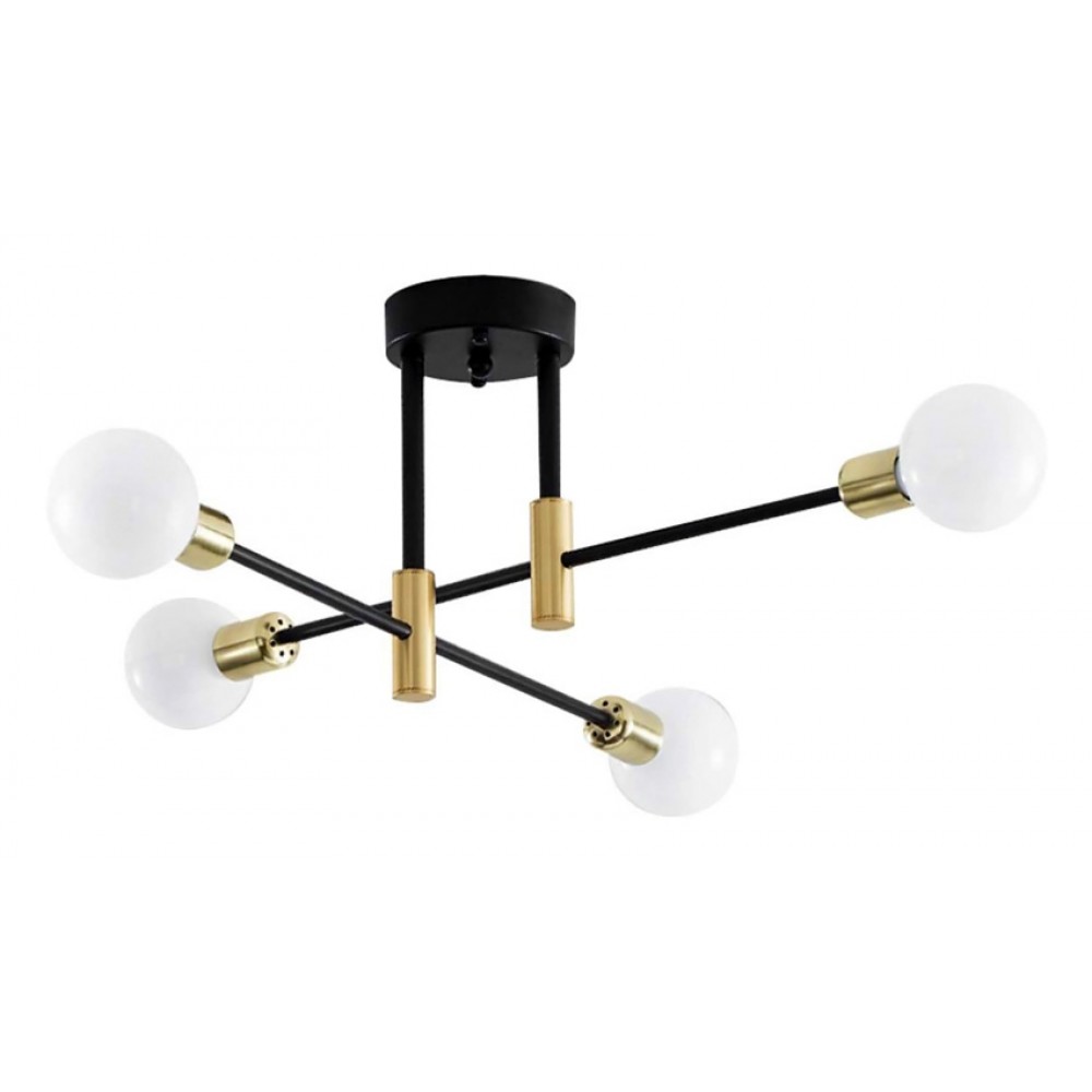 POWERTECH φωτιστικό οροφής HLL-0088, 4x E27, 83cm, μεταλλικό, χρυσό POWERTECH φωτιστικό οροφής HLL-0088, 4x E27, 83cm, μεταλλικό, χρυσό