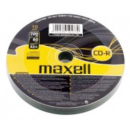 MAXELL CD-R 624034-41, 700ΜΒ, 80min, 52x speed, spindle pack 10τμχ