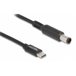 DELOCK καλώδιο τροφοδοσίας 87975, USB-C σε Dell 7.4x5mm, 1.5m, μαύρο