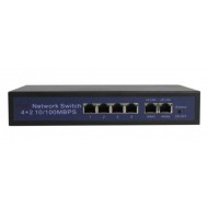 LONGSE PoE switch HT412, 4x LAN port & 2x WAN port, 10/100Mbps