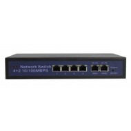 LONGSE PoE switch HT412, 4x LAN port & 2x WAN port, 10/100Mbps