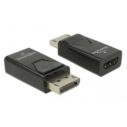 DELOCK αντάπτορας DisplayPort σε HDMI 66234, 4K/30Hz, Passive, μαύρος