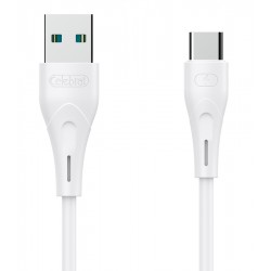 CELEBRAT καλώδιο USB-C σε USB CB-18T, 15W, 480Mbps, 1m, λευκό