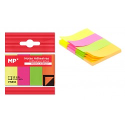 MP αυτοκόλλητοι σελιδοδείκτες PN812, 20x50mm, 200τμχ, χρωματιστοί