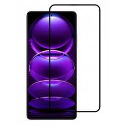 POWERTECH tempered glass 5D, Xiaomi Redmi Note 12 Pro/5G/Pro plus, μαύρο