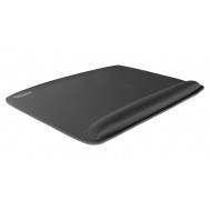 DELOCK mousepad για laptop με στήριγμα καρπού 12601, 320x420mm, μαύρο