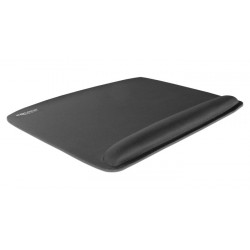 DELOCK mousepad για laptop με στήριγμα καρπού 12601, 320x420mm, μαύρο