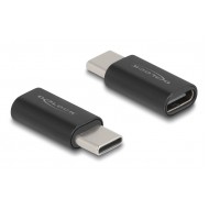 DELOCK αντάπτορας USB-C 60034, αρσενικό σε θηλυκό, 10Gbps, μαύρος