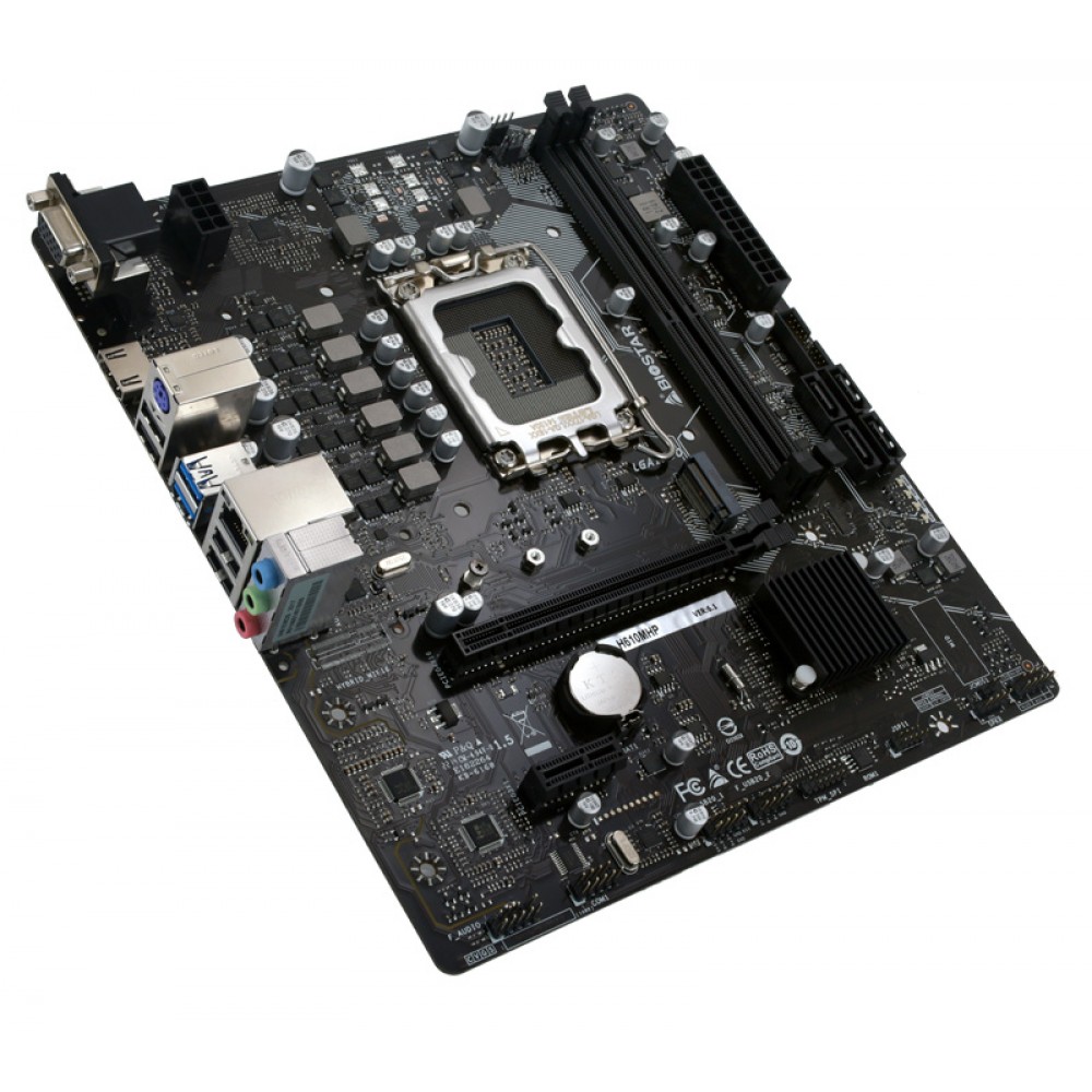 BIOSTAR μητρική H610MHP, 2x DDR4, s1700, USB 3.2, uATX, GbE, Ver. 6.1 BIOSTAR μητρική H610MHP, 2x DDR4, s1700, USB 3.2, uATX, GbE, Ver. 6.1