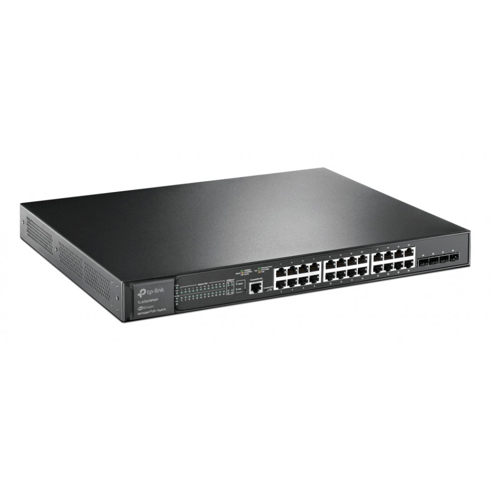 TP-LINK L2+ Managed Switch TL-SG3428XMP, 24x PoE+, 4x SFP+, Ver. 2.0 TP-LINK L2+ Managed Switch TL-SG3428XMP, 24x PoE+, 4x SFP+, Ver. 2.0