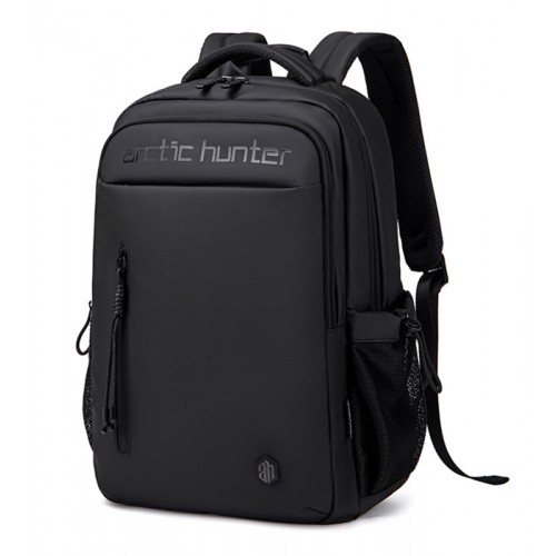 ARCTIC HUNTER τσάντα πλάτης B00534 με θήκη laptop 15.6, 21L, μαύρη
