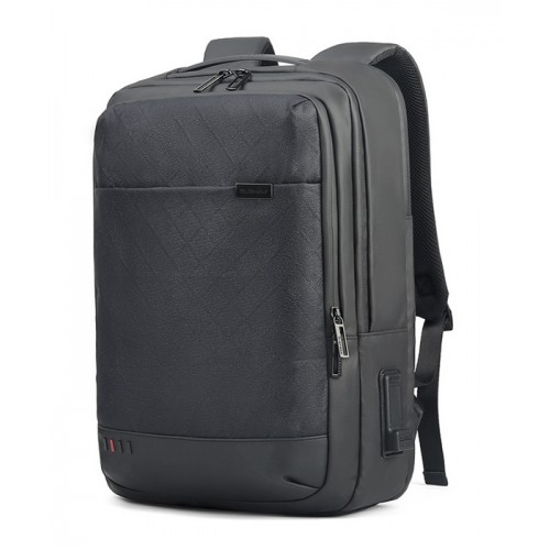 ARCTIC HUNTER τσάντα πλάτης B00328 με θήκη laptop 15.6, USB, 19L, μαύρη