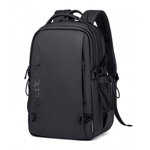 ARCTIC HUNTER τσάντα πλάτης B00530 με θήκη laptop 15.6, 24L, μαύρη