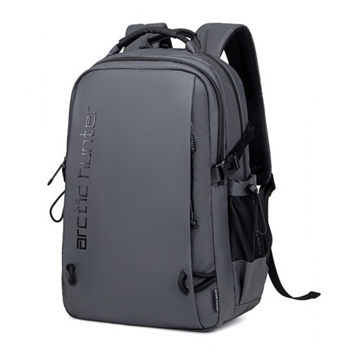ARCTIC HUNTER τσάντα πλάτης B00530 με θήκη laptop 15.6, 24L, γκρι