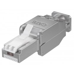 GOOBAY βύσμα RJ45 CAT 6 STP 38293, tool-free, ασημί