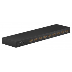 GOOBAY HDMI splitter 58484, 1-in σε 8-out, 4K/60Hz, μαύρο