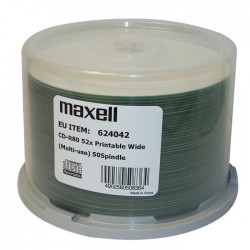 MAXELL CD-R 624042, 700ΜΒ, 80min, 52x speed, spindle, 50τμχ