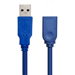 POWERTECH καλώδιο προέκτασης USB CAB-U153, 5Gbps, 3m, μπλε