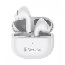 CELEBRAT earphones με θήκη φόρτισης W31, True Wireless, Φ13mm, λευκά
