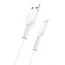 USAMS καλώδιο Lightning σε USB US-SJ364, 10W, 1m, λευκό
