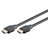 GOOBAY καλώδιο HDMI 2.1 61638, Ethernet, ARC, 8K/60Hz 48 Gbps, 1m, μαύρο