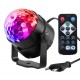 LED φωτορυθμικό φωτιστικό ZS48 με χειριστήριο, RGB, 3W, μαύρο LED φωτορυθμικό φωτιστικό ZS48 με χειριστήριο, RGB, 3W, μαύρο