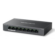 MERCUSYS Desktop Switch MS108GP, 8x 10/100/1000 Mbps, PoE+, V.1.20 MERCUSYS Desktop Switch MS108GP, 8x 10/100/1000 Mbps, PoE+, V.1.20