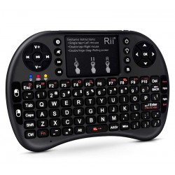RIITEK ασύρματο πληκτρολόγιο Mini i8+ με touchpad, backlit, 2.4GHz