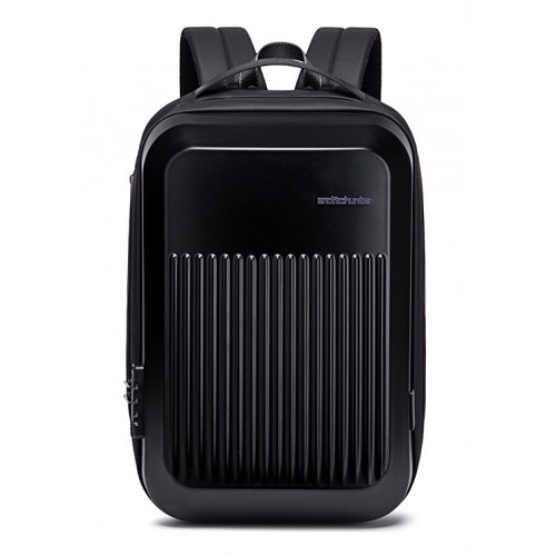 ARCTIC HUNTER τσάντα πλάτης B00487 θήκη laptop 15.6, λουκέτο TSA, μαύρη