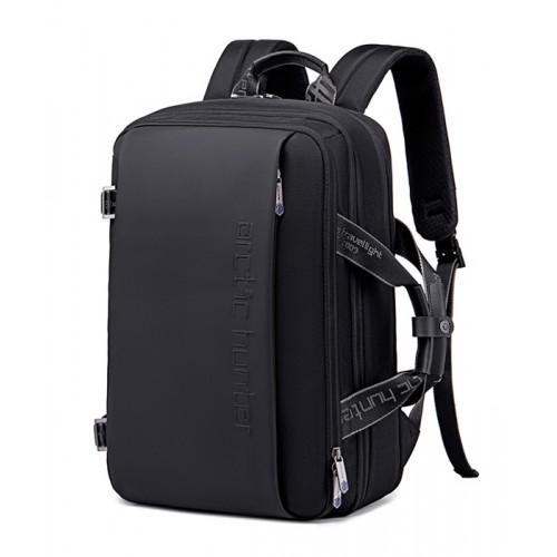 ARCTIC HUNTER τσάντα πλάτης B00540 με θήκη laptop 15.6, 18L, μαύρη