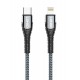 LDNIO καλώδιο Lightning σε USB-C LC111, 30W PD, 1m, γκρι LDNIO καλώδιο Lightning σε USB-C LC111, 30W PD, 1m, γκρι