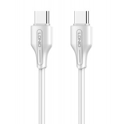 LDNIO καλώδιο USB-C σε USB-C LC122C, 65W PD, 2m, λευκό