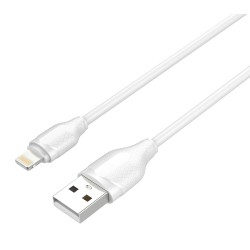 LDNIO καλώδιο Lightning σε USB LS372, 2.1A, 2m, λευκό