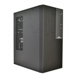 POWERTECH PC Case PT-1101 με 550W PSU, Micro-ATX, 265x168x353mm, μαύρο