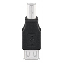 GOOBAY αντάπτορας USB σε USB Type B 50291, θηλυκό σε αρσενικό, μαύρος