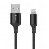 CELEBRAT καλώδιο Lightning σε USB CB-32, 2.4A, 1m, μαύρο