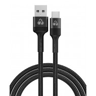 POWERTECH καλώδιο USB σε USB-C PTR-0128, PD 60W, copper, 1m, μαύρο