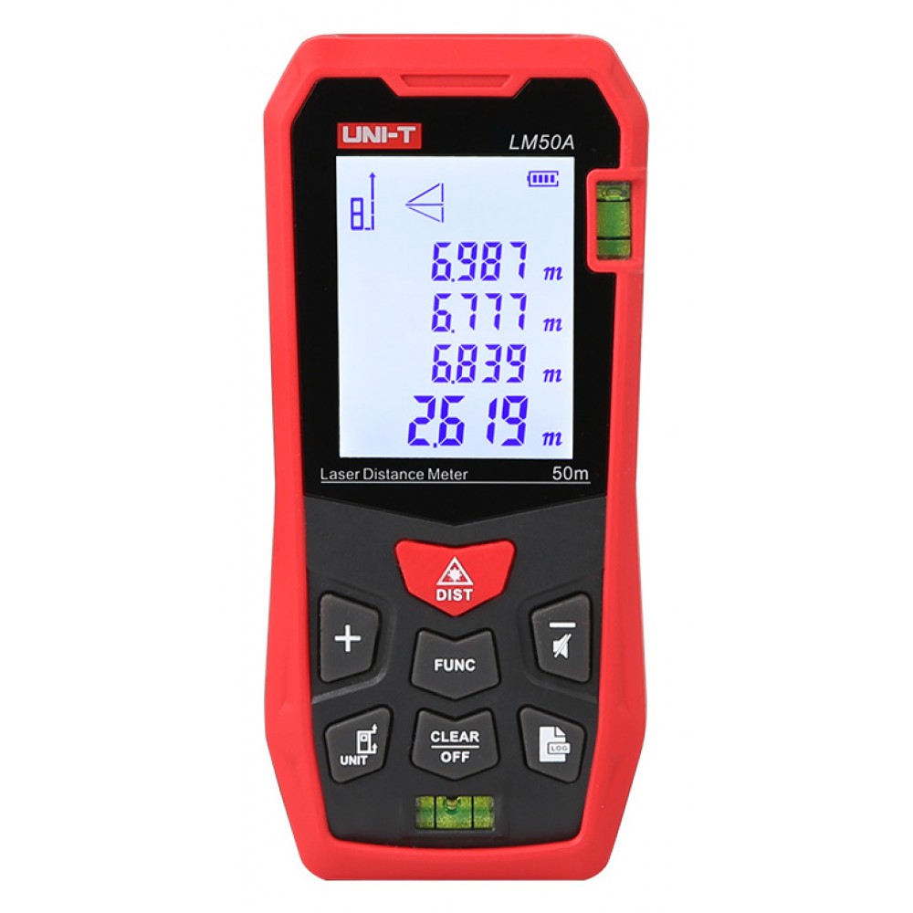 UNI-T laser μετρητής απόστασης LM50A, m/ft/in, 50m UNI-T laser μετρητής απόστασης LM50A, m/ft/in, 50m
