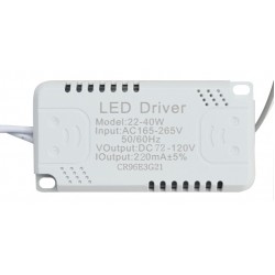 LED Driver SPHLL-DRIVER-012, 22-40W, 1.7x3.6x7cm