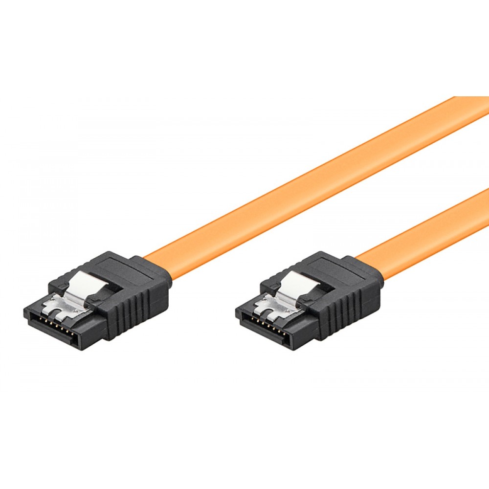 POWERTECH Καλώδιο SATA III 7-pin σε 7-pin CAB-W024, Metal Clip, 0.4m POWERTECH Καλώδιο SATA III 7-pin σε 7-pin CAB-W024, Metal Clip, 0.4m