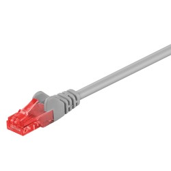 GOOBAY καλώδιο δικτύου 95250, CAT 6 U/UTP, CCA, 0.25m, γκρι