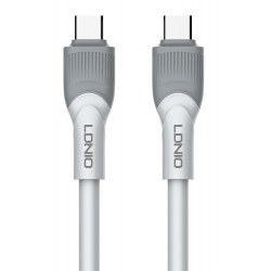 LDNIO καλώδιο USB-C σε USB-C LC601C, 100W PD, 1m, γκρι