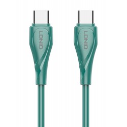 LDNIO καλώδιο USB-C σε USB-C LC611C, 65W PD, 1m, πράσινο