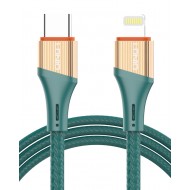 LDNIO καλώδιο Lightning σε USB-C LC631I, 30W PD, 1m, πράσινο