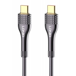 LDNIO καλώδιο USB-C σε USB-C LC651C, 65W, 1m, γκρι